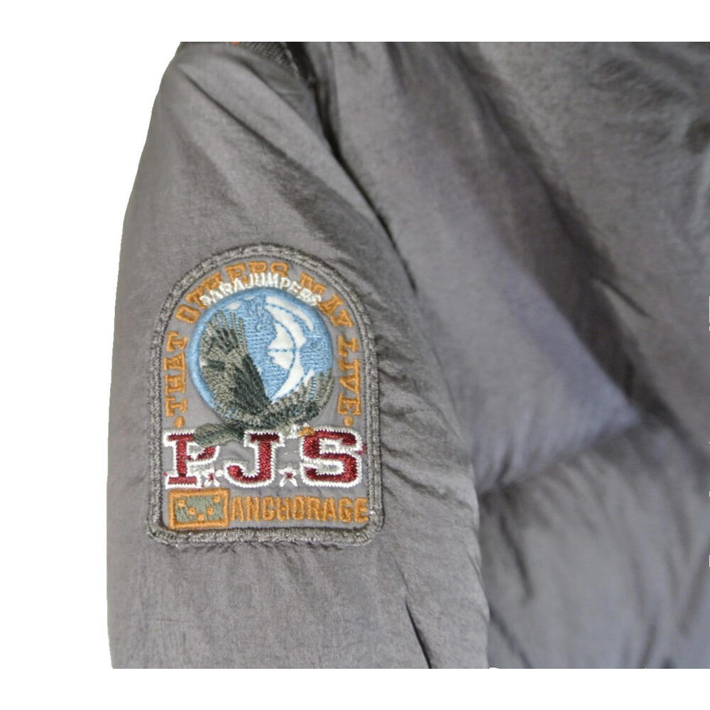 NEW, Parajumpers MARION - HOODED DOWN JACKET in Gray Size XL #DC512 - Picture 5 of 9